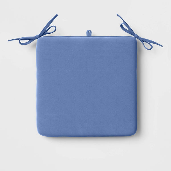 16"x16" Outdoor Chair Seat Cushion Blue - Room Essentials